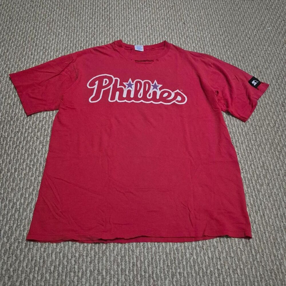 Vintage Distressed Phillies Starter Graphic Tee - Size L